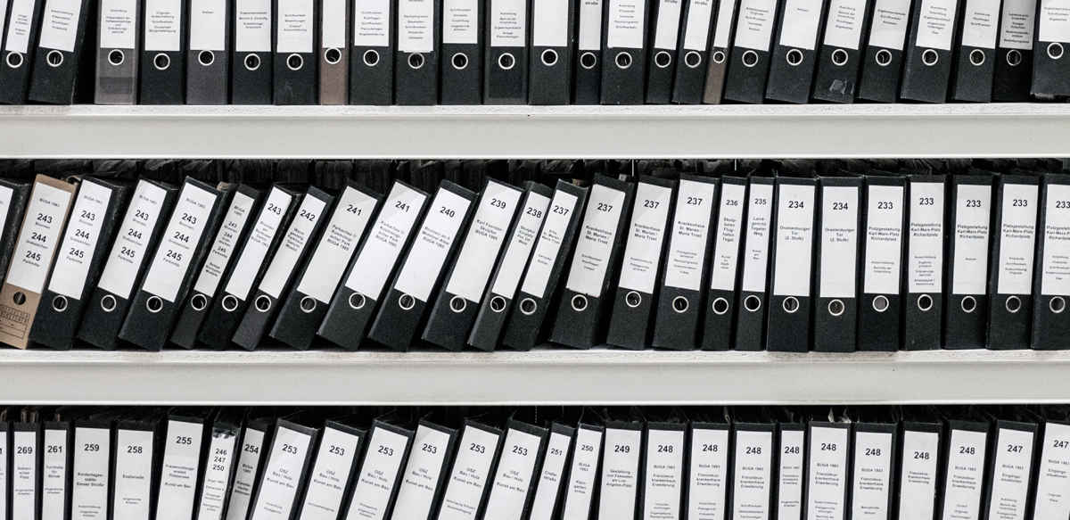 Bild von Aktenordnern für die Gehaltsstruktur für easygrading